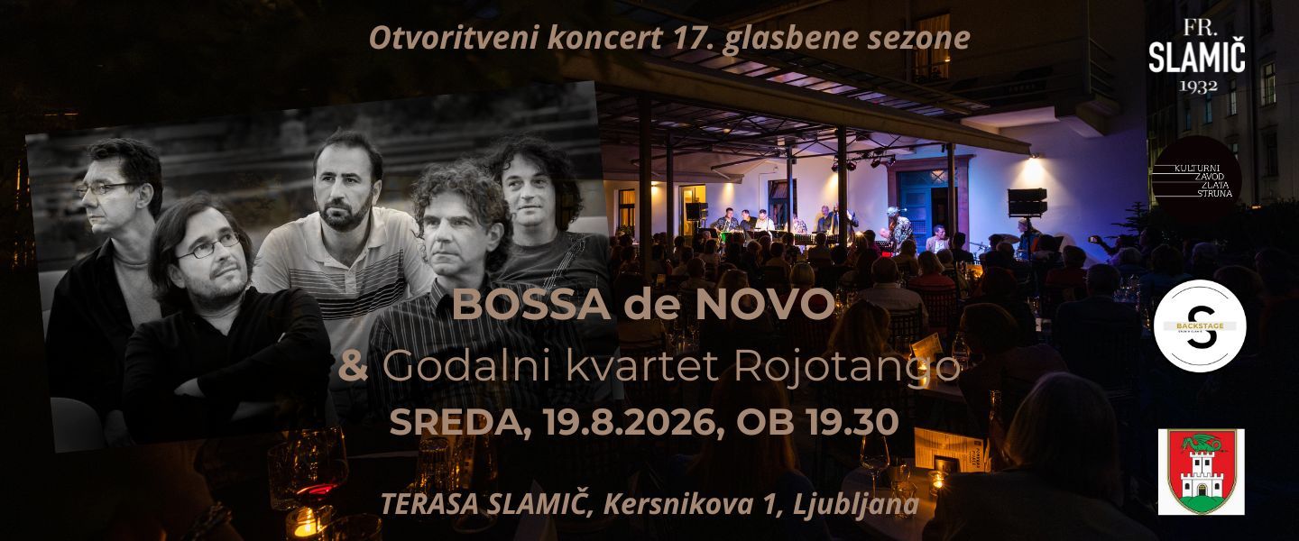 BOSSA de NOVO & Godalni kvartet Rojotango / Otvoritveni koncert 17.glasbene sezone
