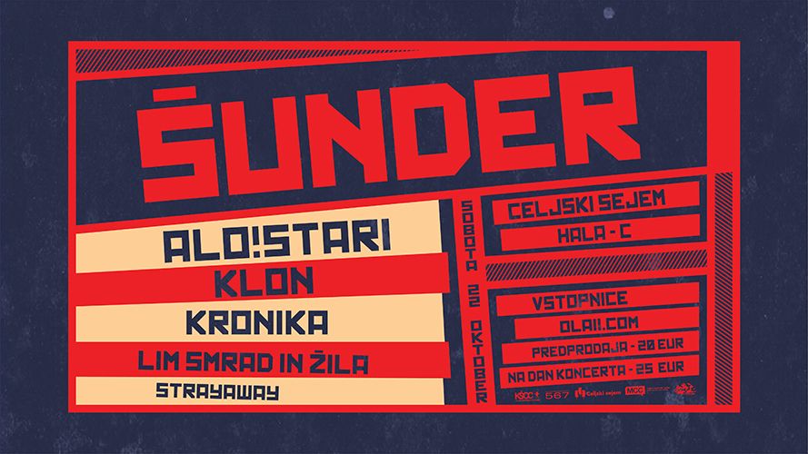 ŠUNDER Z - ALO!STARI | KLON | KRONIKA | LIM SMRAD IN ŽILA | STRAYAWAY