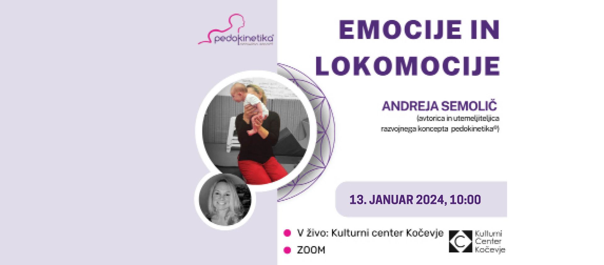 Andreja Semolič: Emocije in lokomocije, predavanje