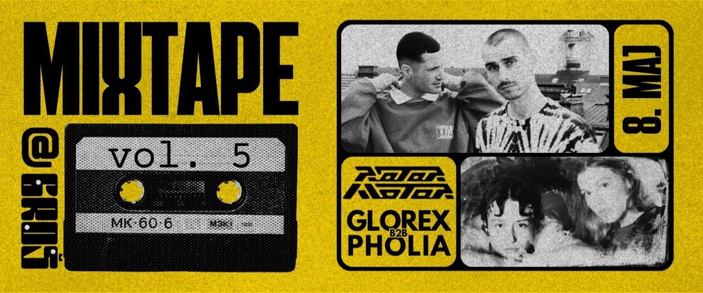 MIXTAPE@GROŠ – Mixtape vol. 5 - Grand finale | Rotormotor + Glorex & Pholia 🔥 | četrtek, 8. 5. 2026