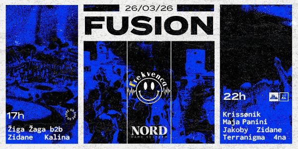 Fusion x Frekvenca // Klub K4 & Zorica // Nord Hard Seltzer