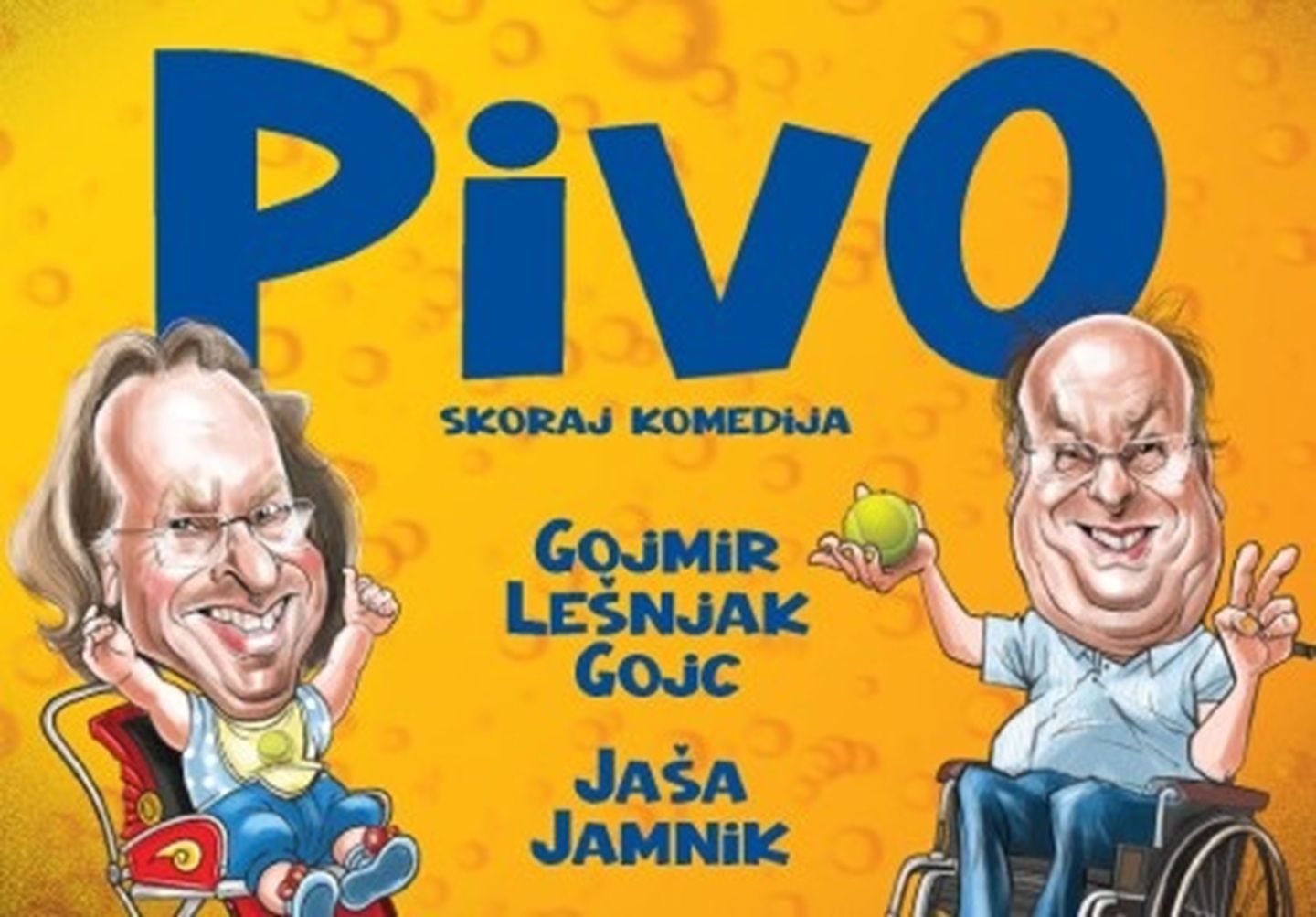 Predstava PIVO (Gojmir Lešnjak Gojc in Jaša Jamnik)