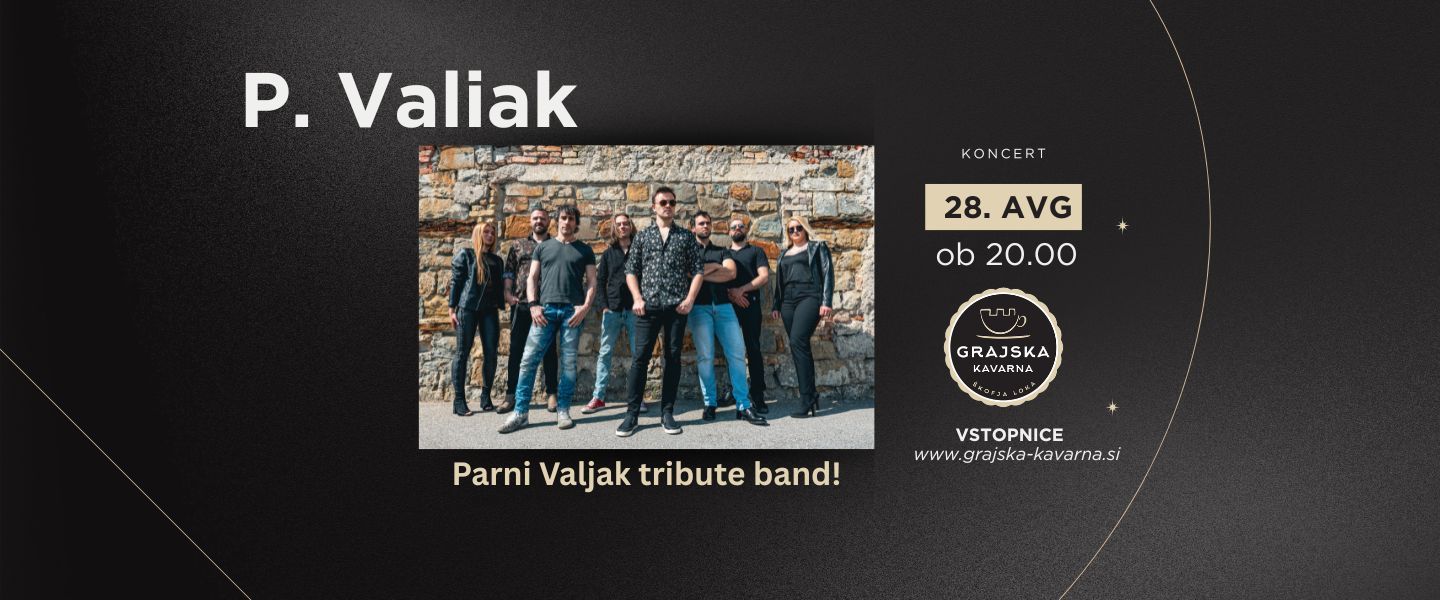 P. Valiak v Grajski kavarni