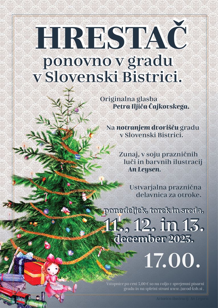 Prazničen december v bistriškem gradu – Hrestač predstava za otroke