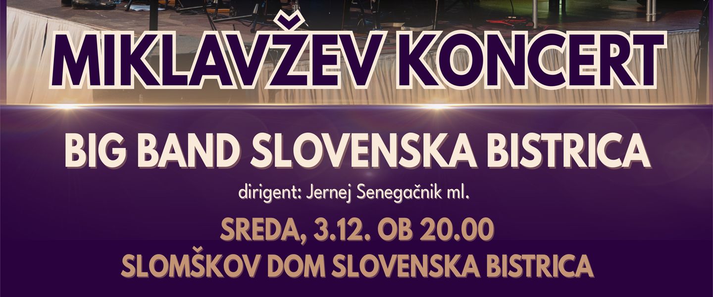 Miklavžev koncert Big Band Slovenska Bistrica