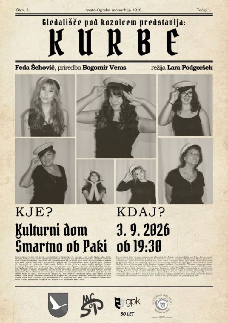 Gledališka predstava "KURBE"