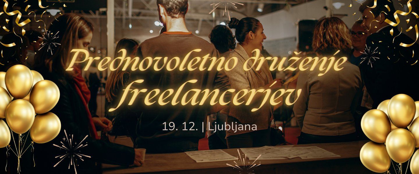 Prednovoletno druženje freelancerjev - Odpovedano