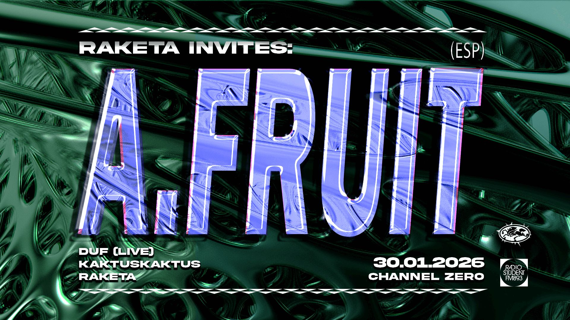 Raketa invites: A.Fruit (ESP)