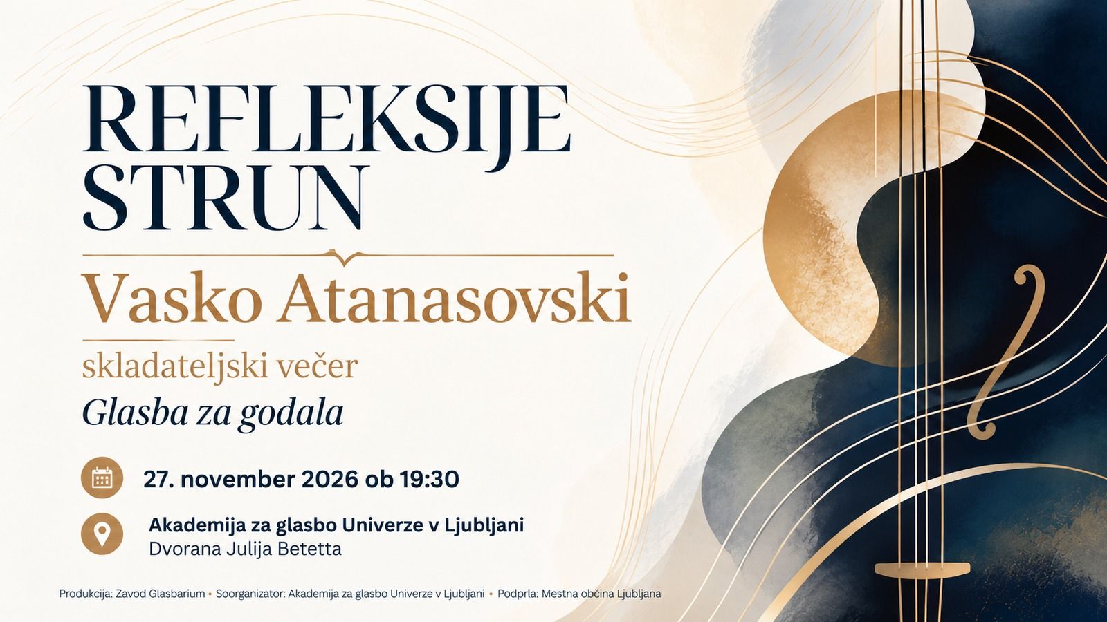 Refleksije strun – skladateljski večer Vaska Atanasovskega