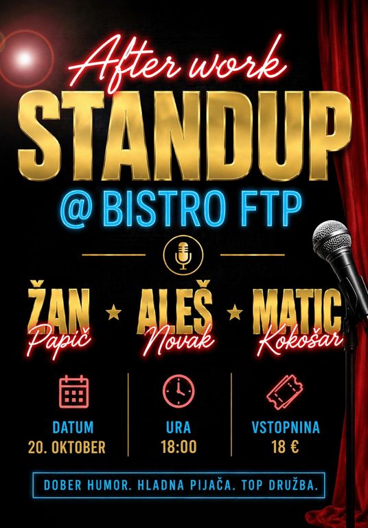 After Work STANDUP @ BISTRO FTP