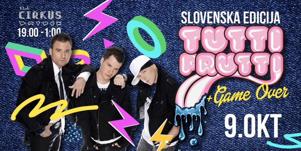 Slovenska edicija ft. GAME OVER – Originalna postava prvič po 8. letih (90/00s slo hits)