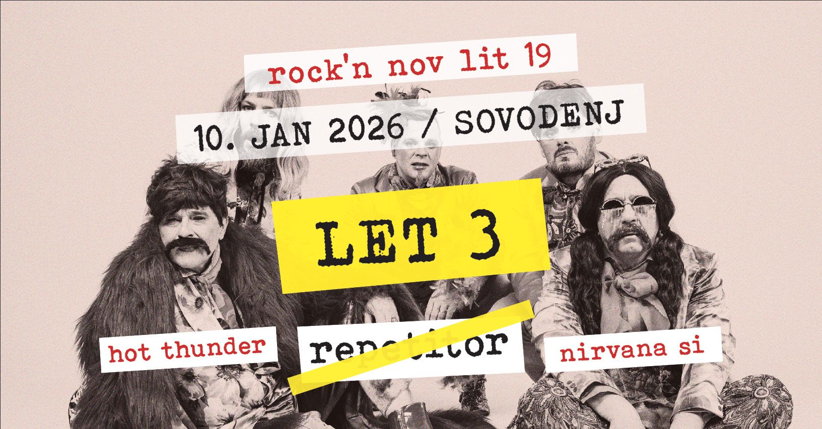 Rock'n Nov Lit 19: LET 3, Nirvana SI, Hot Thunder