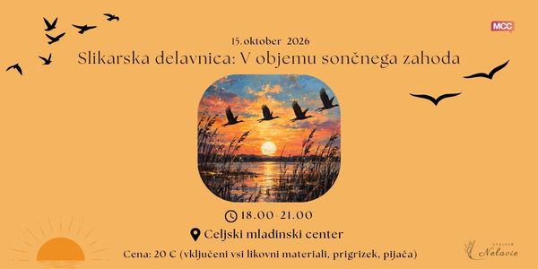 Slikarska delavnica: V objemu sončnega zahoda
