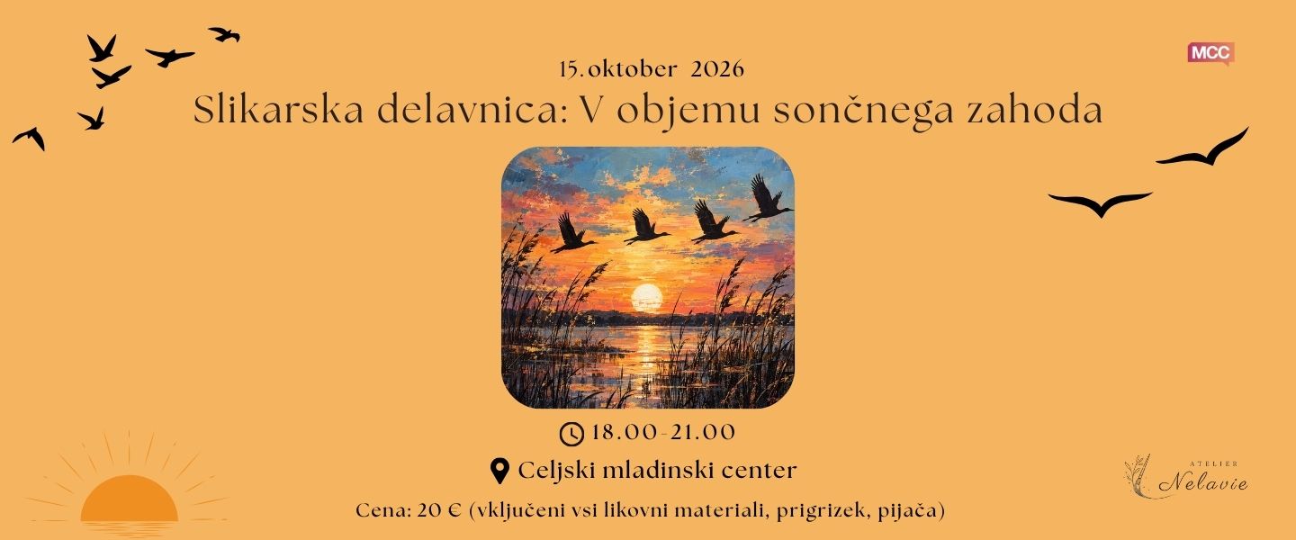 Slikarska delavnica: V objemu sončnega zahoda