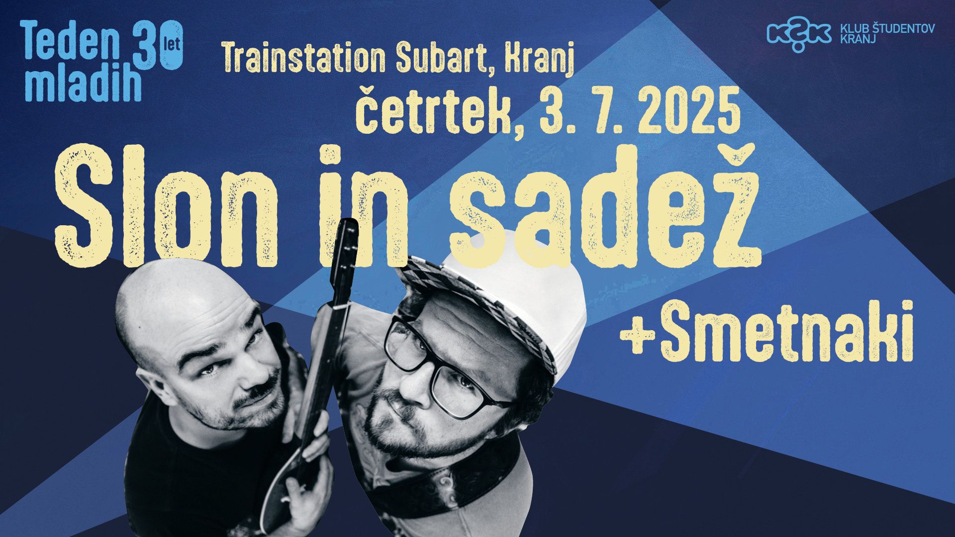 Slon in Sadež + Smetnaki - TM25 (30let) - 3. 7. 2025
