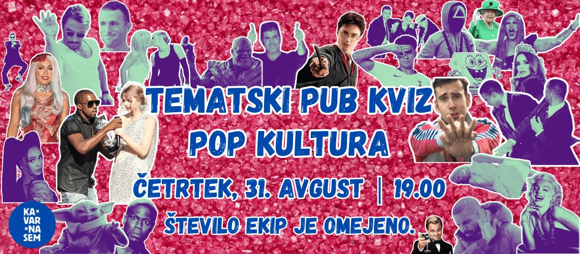 Tematski Pub Kviz - Pop kultura