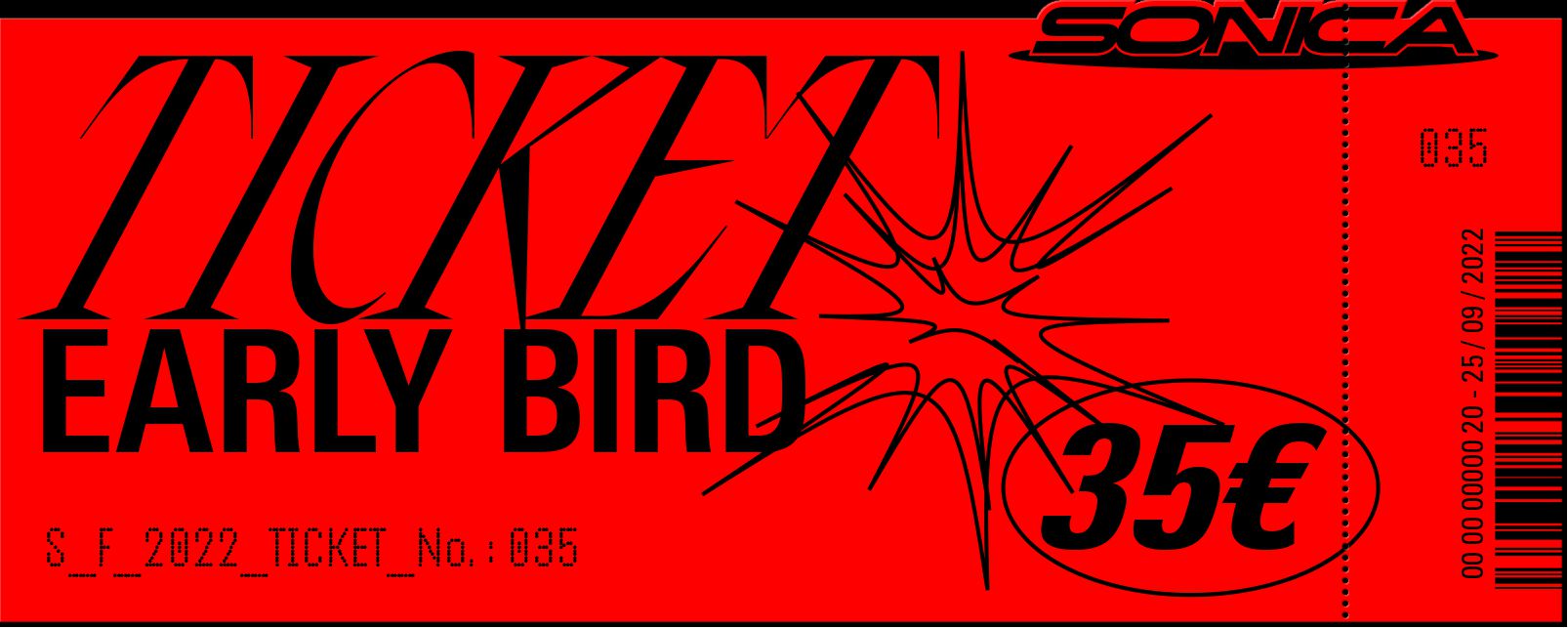 13. SONICA Festival 2022: New Realations Early Bird Ticket
