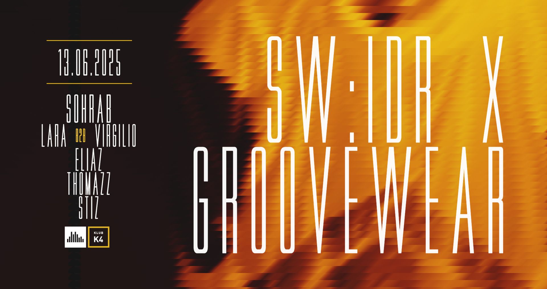 K4 x SW:IDR x GROOVEWEAR w/ SOHRAB