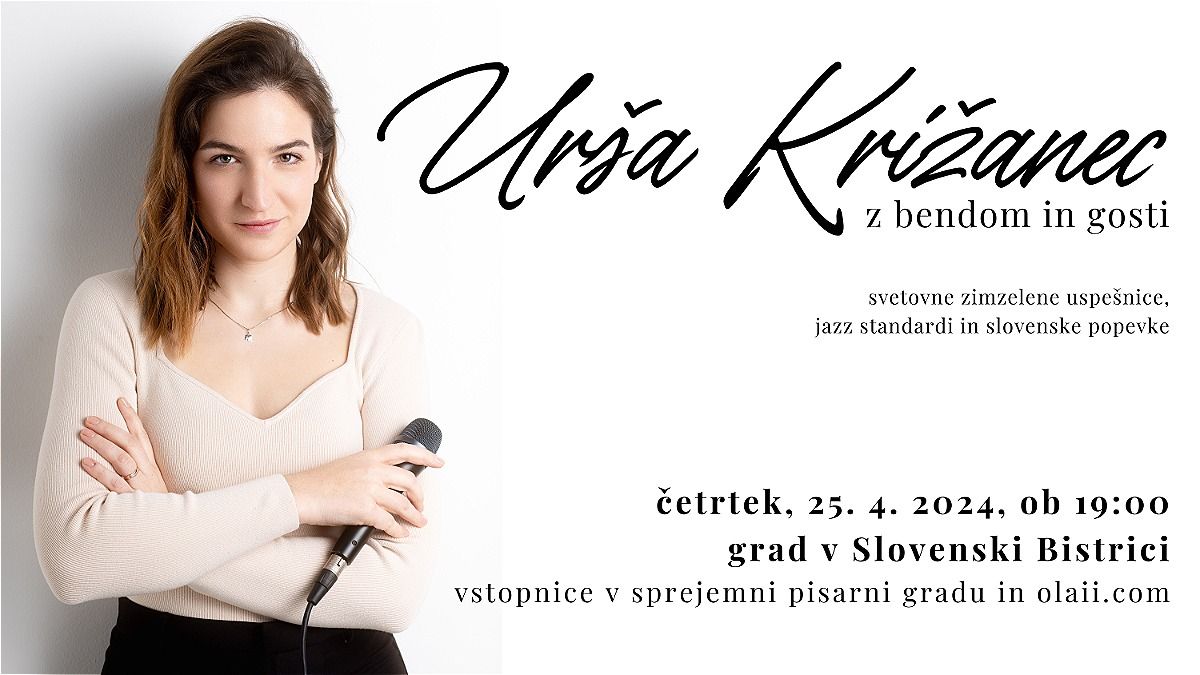 URŠA KRIŽANEC z bendom in gosti