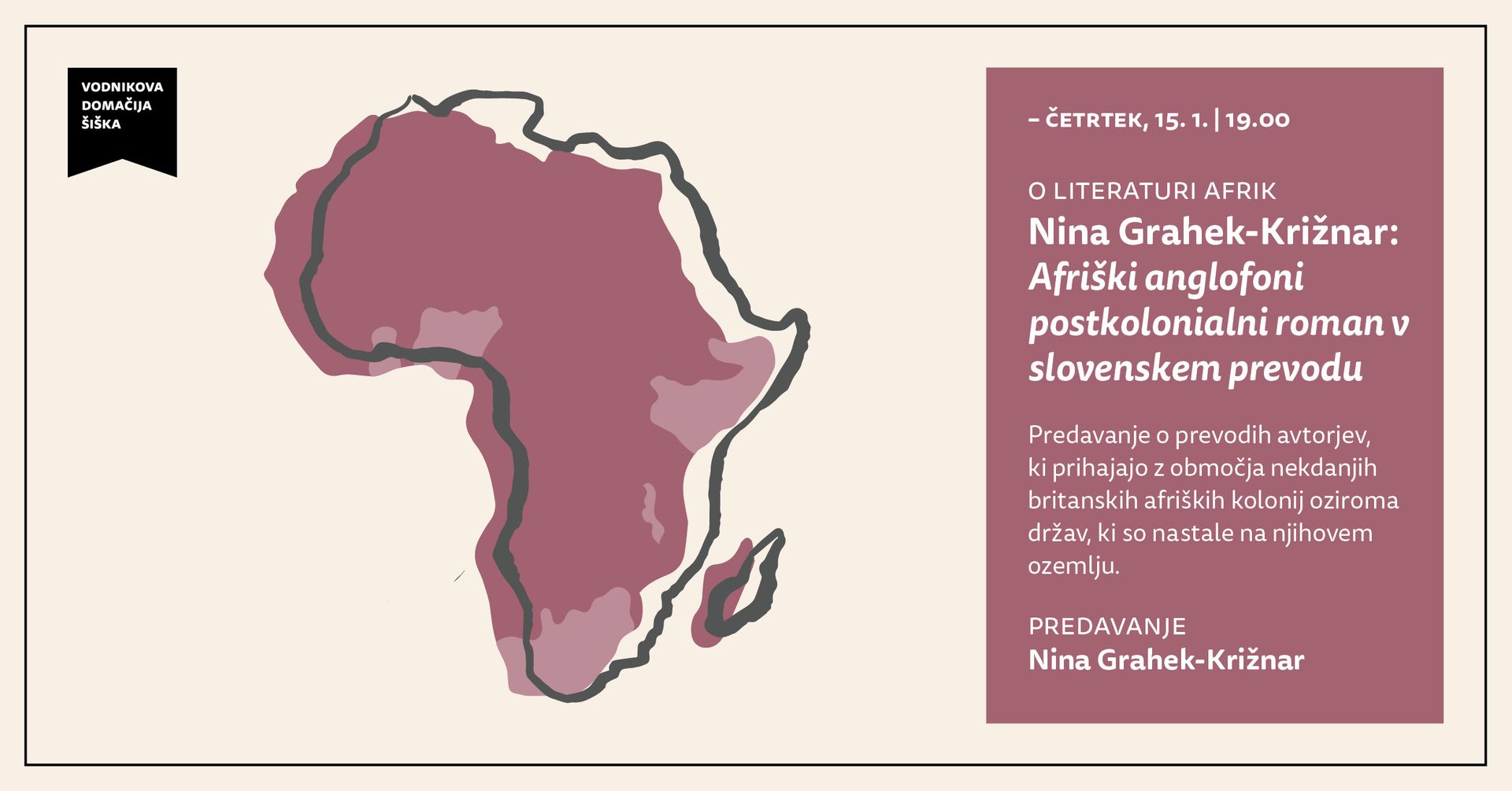 O literaturi Afrik | Nina Grahek-Križnar: Afriški anglofoni postkolonialni roman v slovenskem prevodu