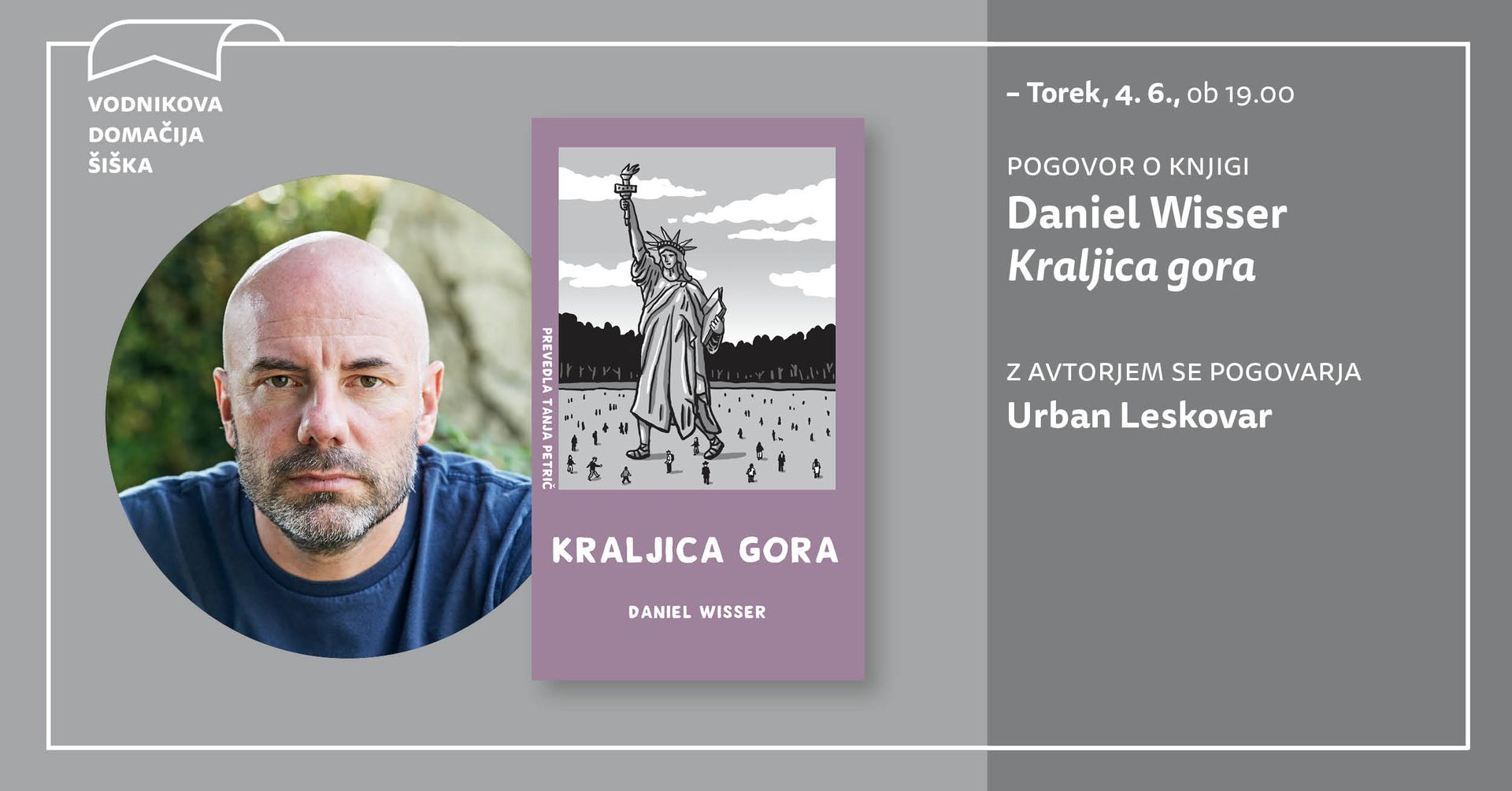 Izbrano | Daniel Wisser: Kraljica gora