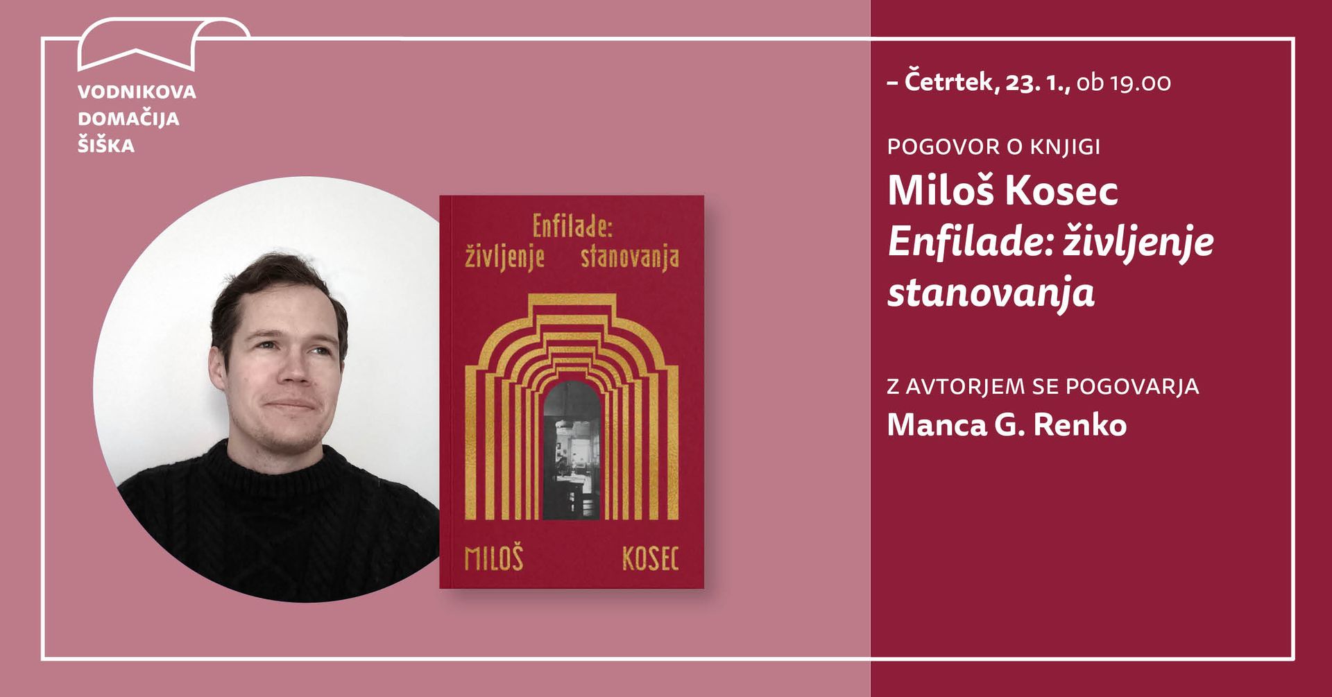Izbrano | Miloš Kosec: Enfilade: življenje stanovanja