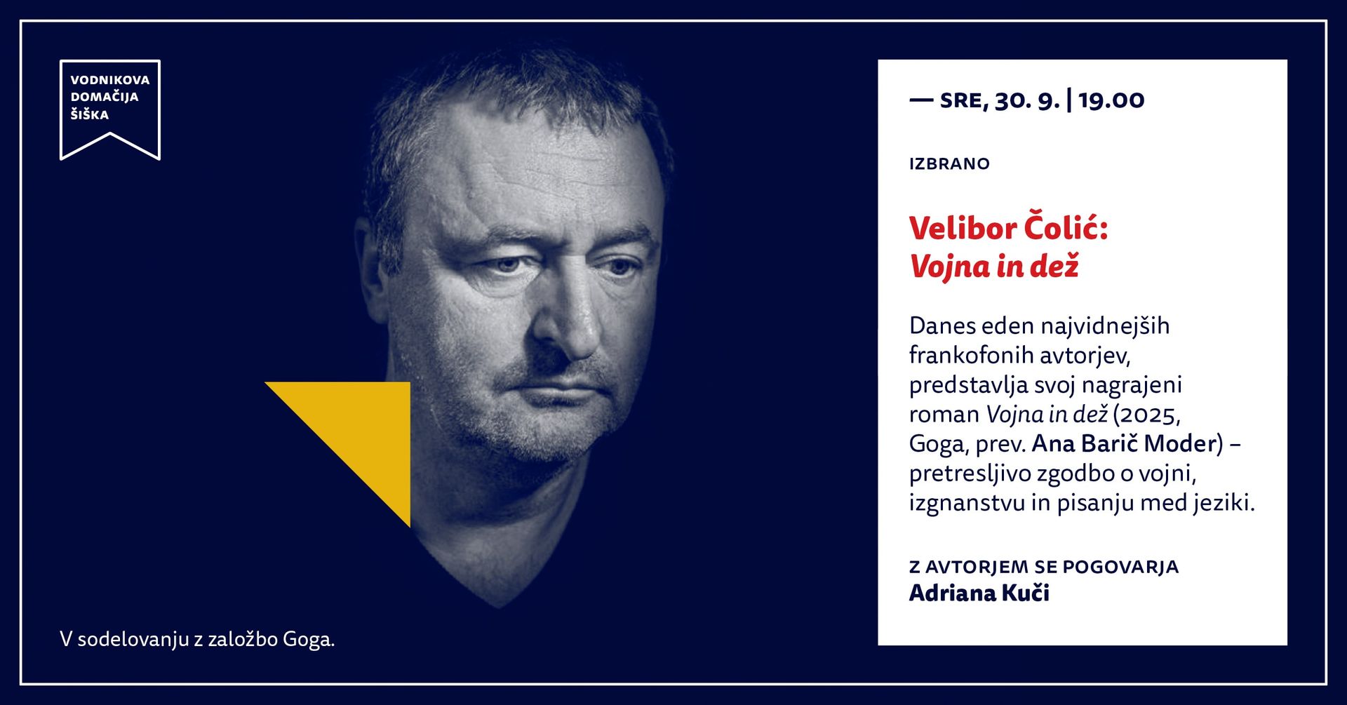Izbrano | Velibor Čolić: Vojna in dež