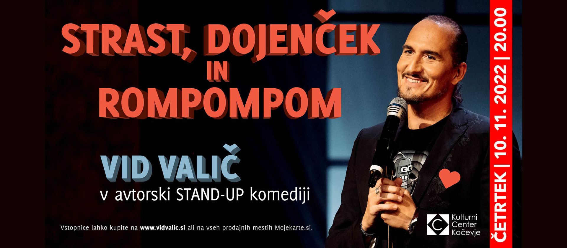 Vid Valič: STRAST, DOJENČEK IN ROMPOMPOM