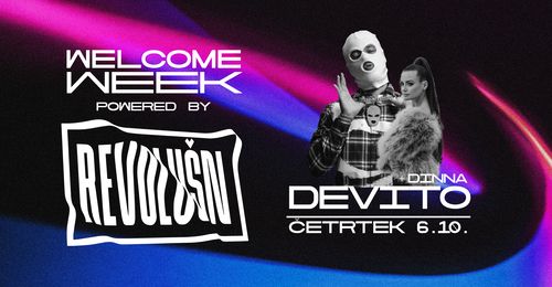 WELCOME WEEK Kardeljeva ploščad DEVITO feat. DINNA