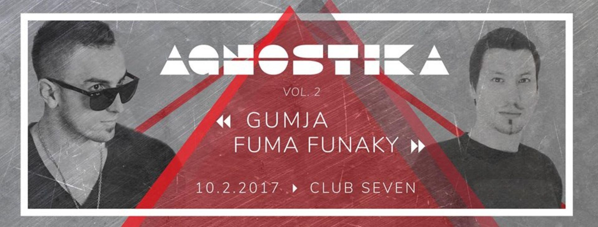 AGNOSTICA electronic event // 10.2.2017 ob 21h // Club SEVEN
