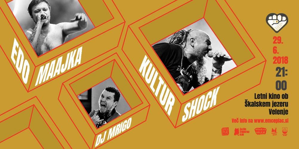 Kultur Shock (ZDA), Edo Maajka (BIH), DJ Mrigo