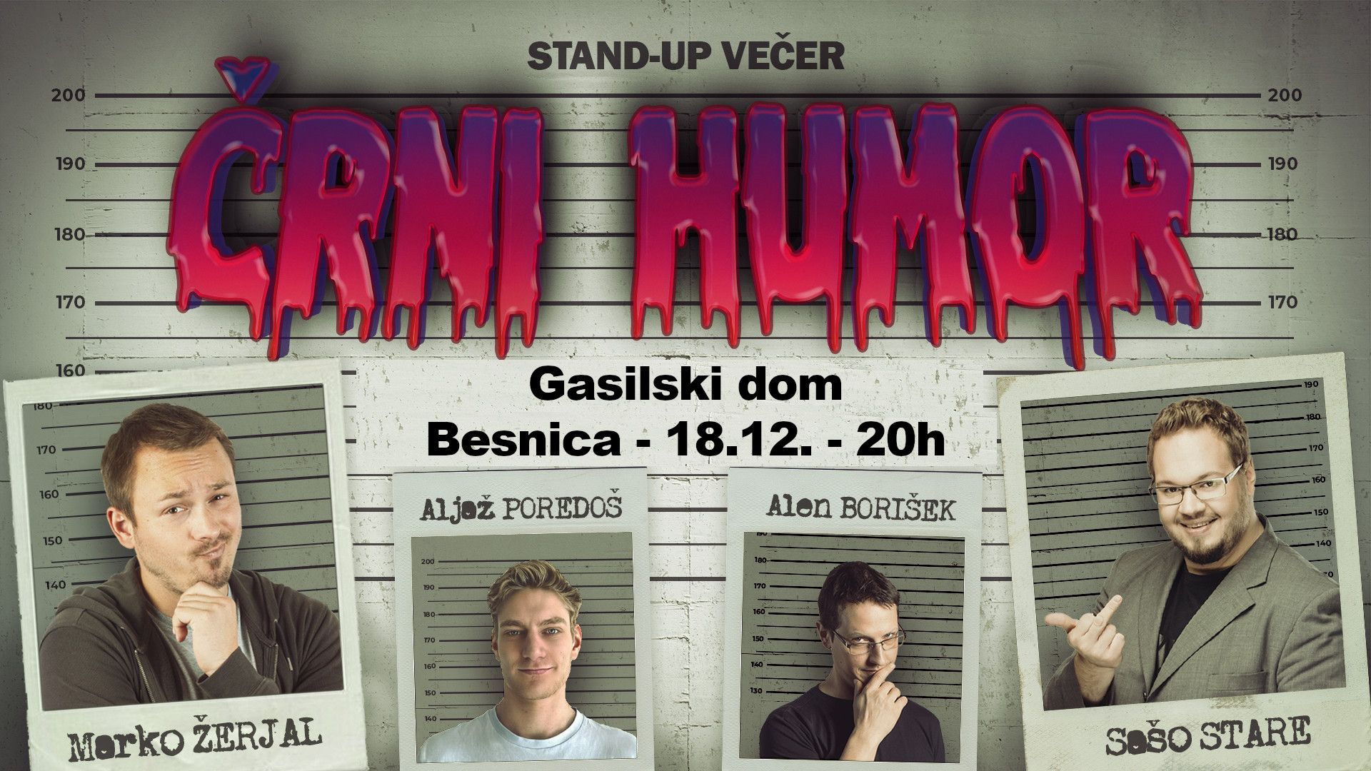 Stand up ČRNI HUMOR Besnica