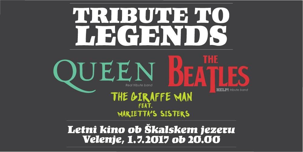 TRIBUTE TO LEGENDS: Queen – Real Tribute Band, Help! A Beatles Tribute, The Giraffe Men feat. The Marietta Sisters