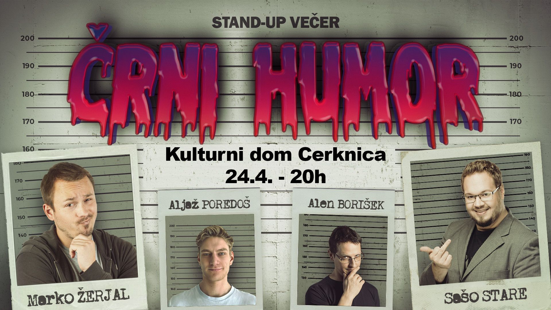 Stand up ČRNI HUMOR Cerknica