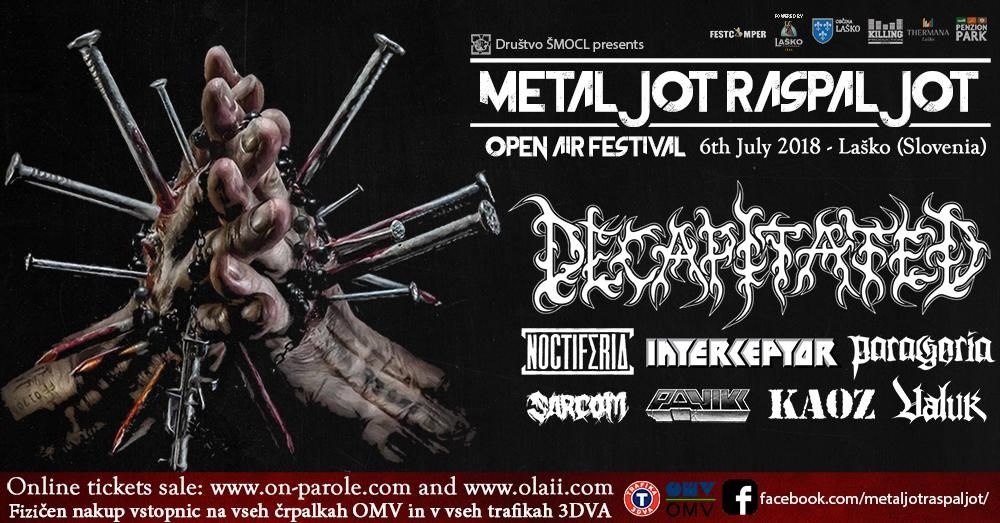 METALJOT RASPALJOT open air festival 2018