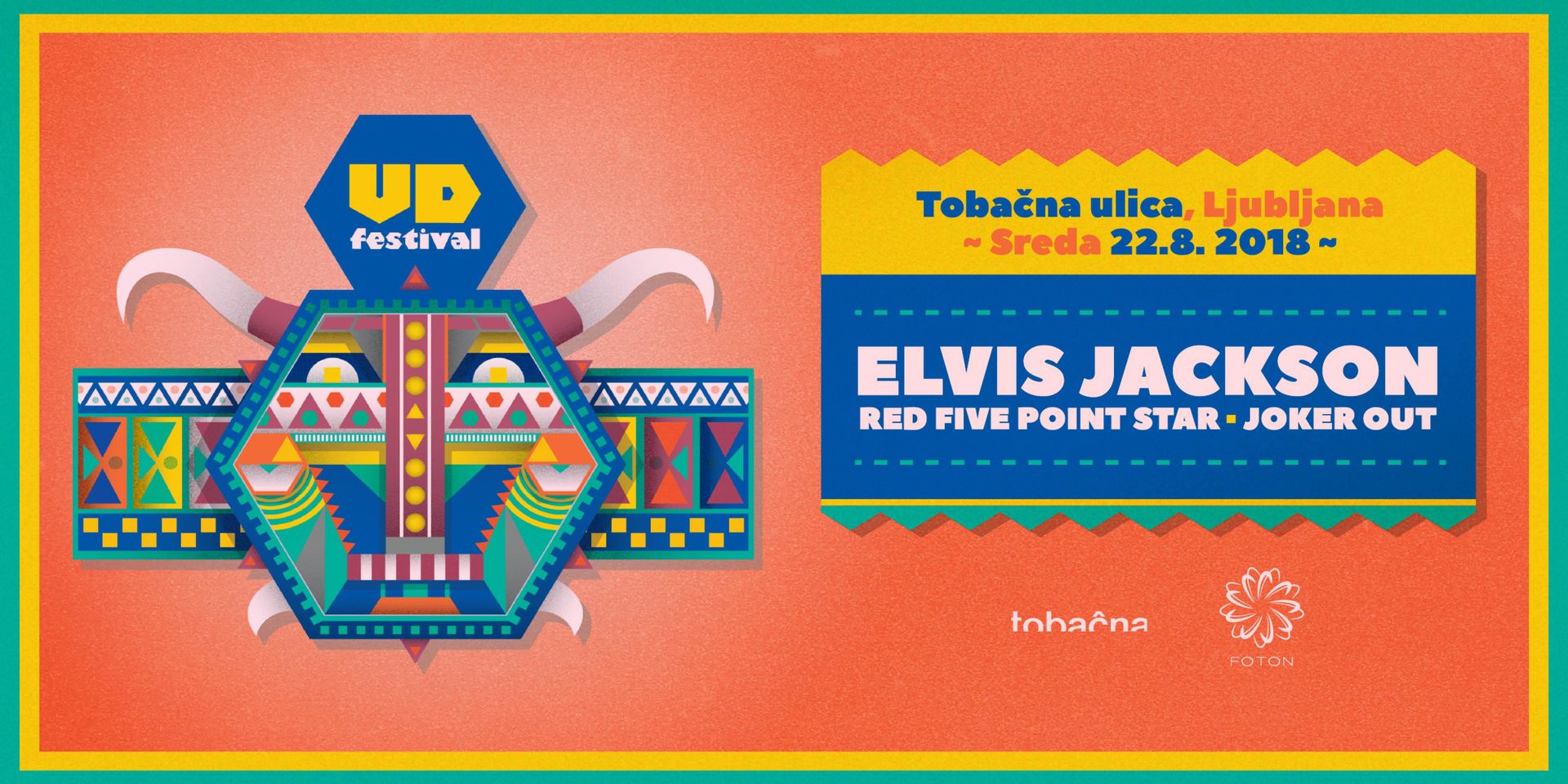 UD 2018 - Elvis Jackson / Red Five Point Star / Joker Out