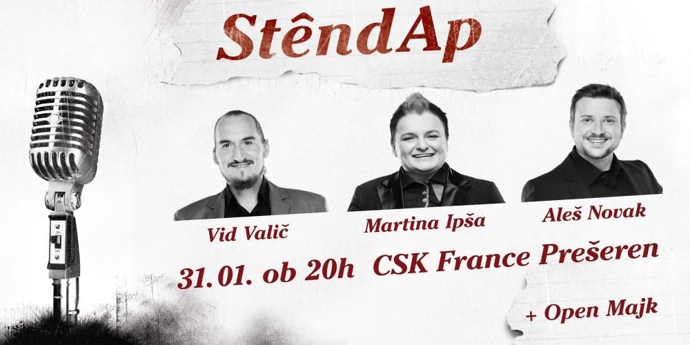 StendAp v CSK France Prešeren   - ODPOVEDANO!