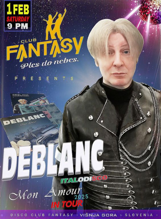 Deblanc Italo disco v Disco Klubu Fantasy
