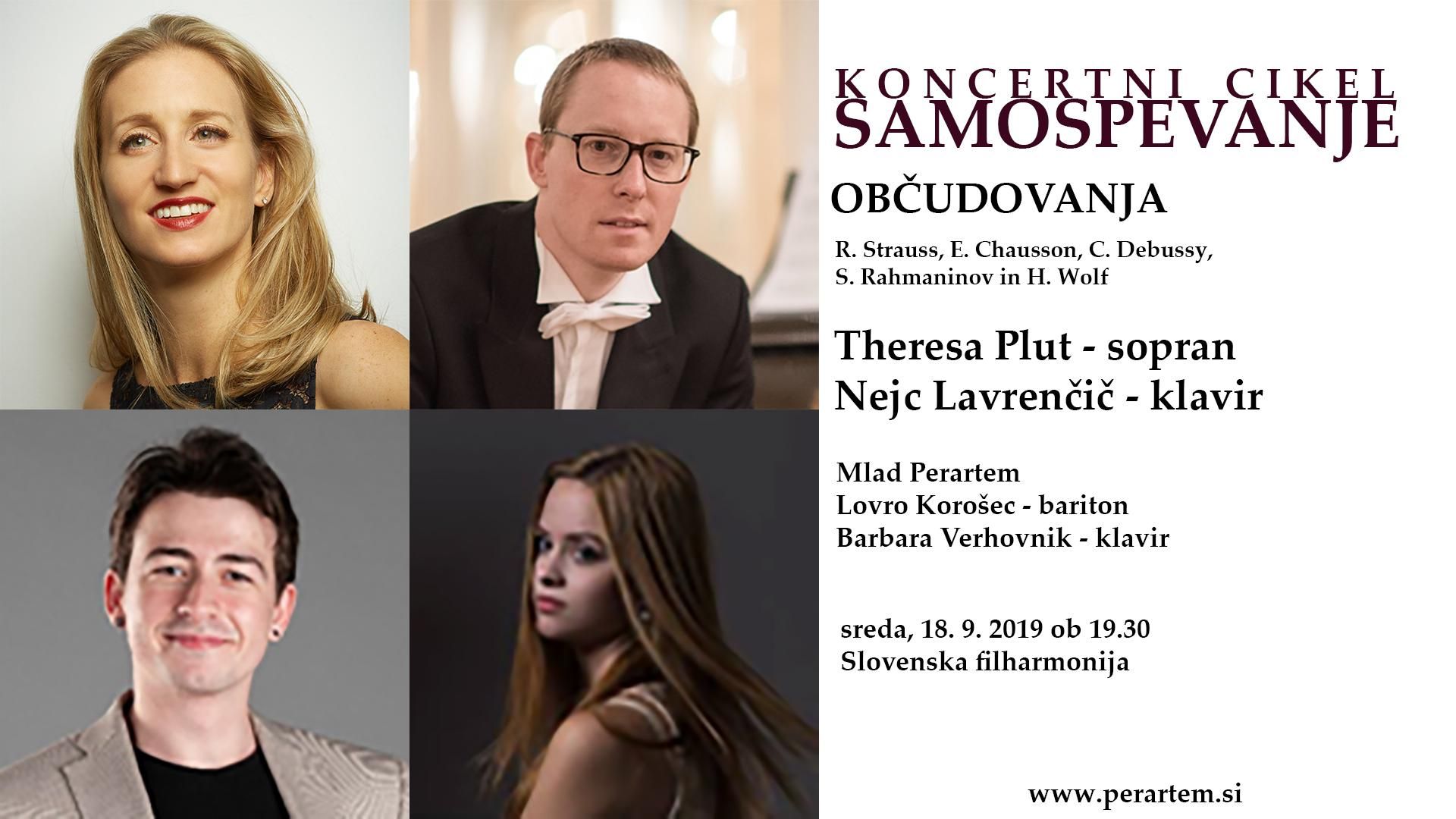Koncert samospevov OBČUDOVANJA