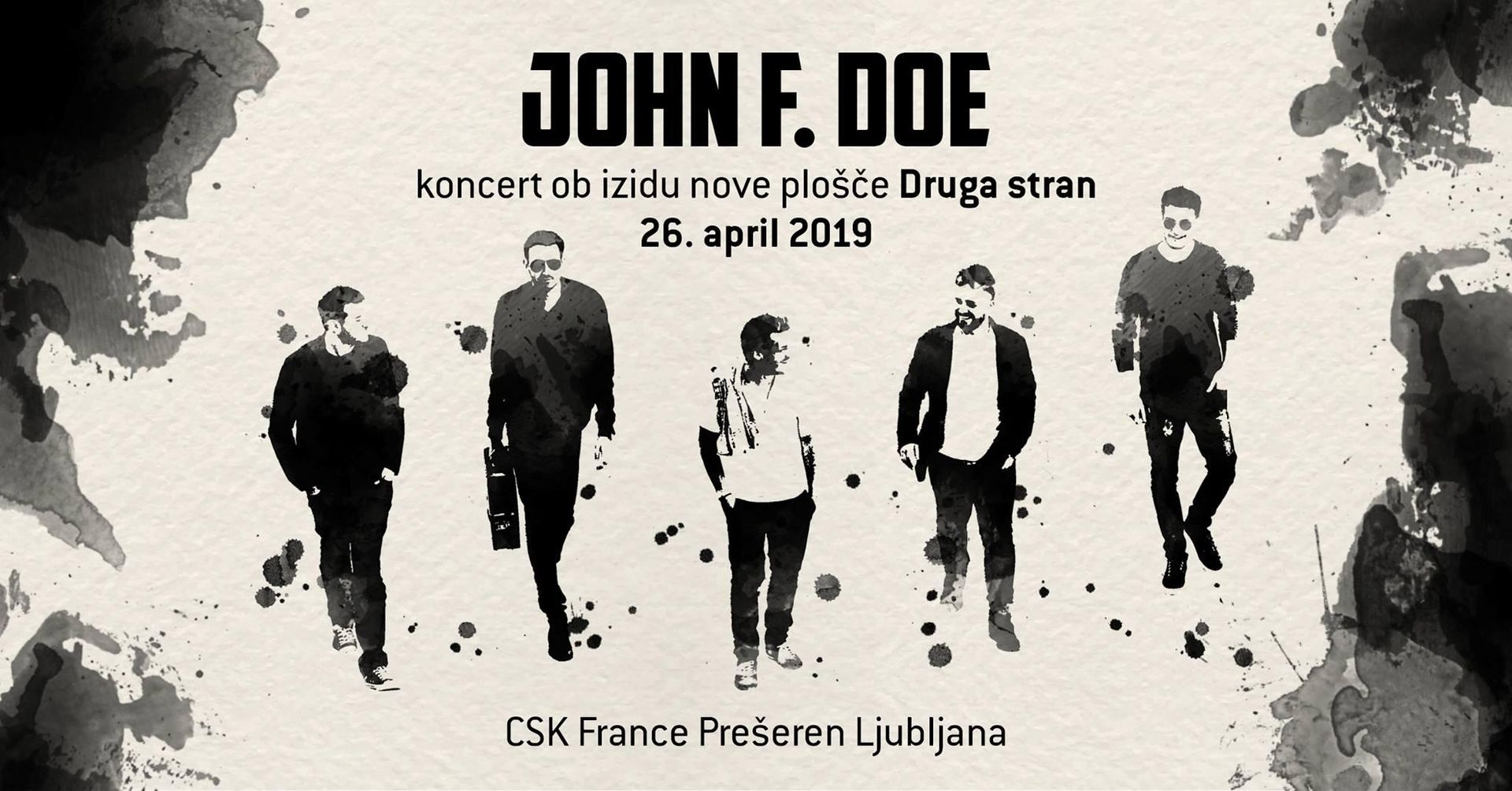 John F. Doe - Predstavitveni koncert albuma Druga stran