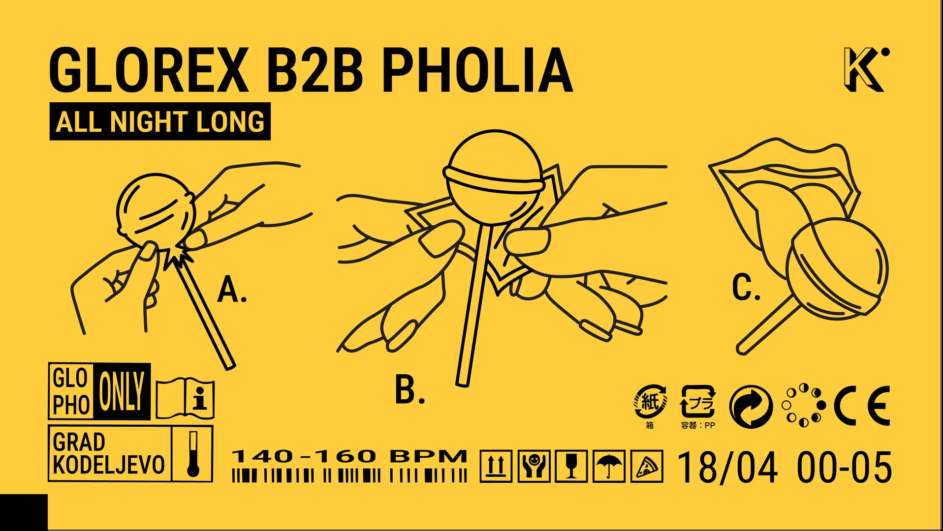 GLOREX B2B PHOLIA ALL NIGHT LONG
