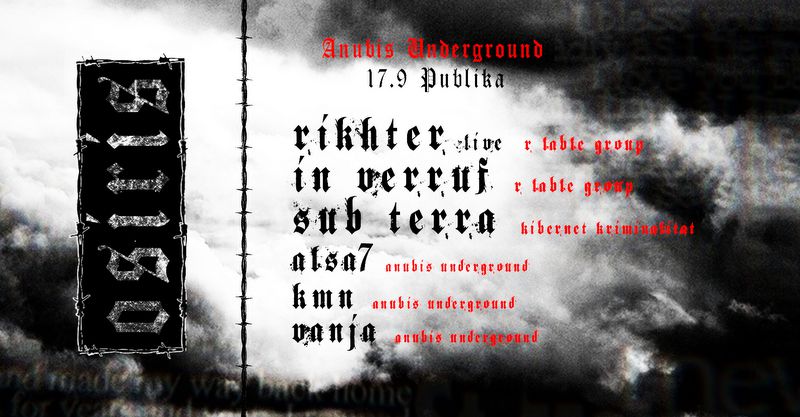 OSIRIS w/ Rikhter (live), In Verruf, Sub Terra