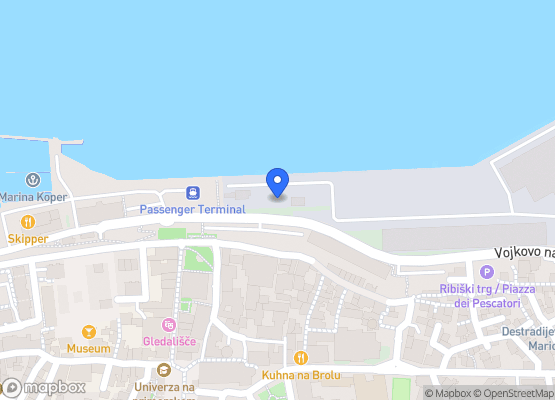 Potniški terminal ob marini Koper