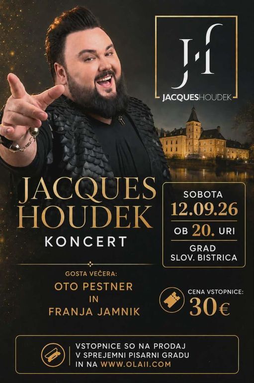 Jacques Houdek – Koncert na gradu v Slovenski Bistrici