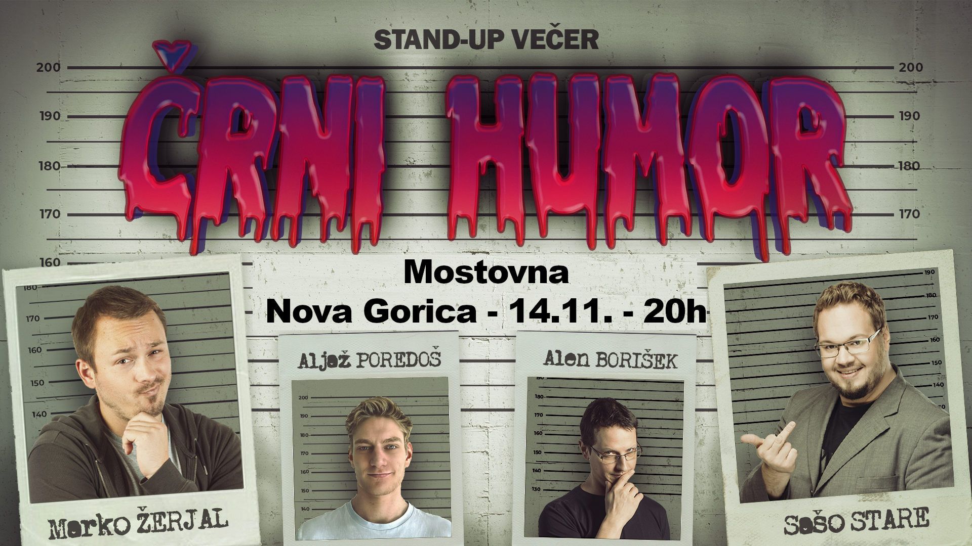 Stand up ČRNI HUMOR Mostovna