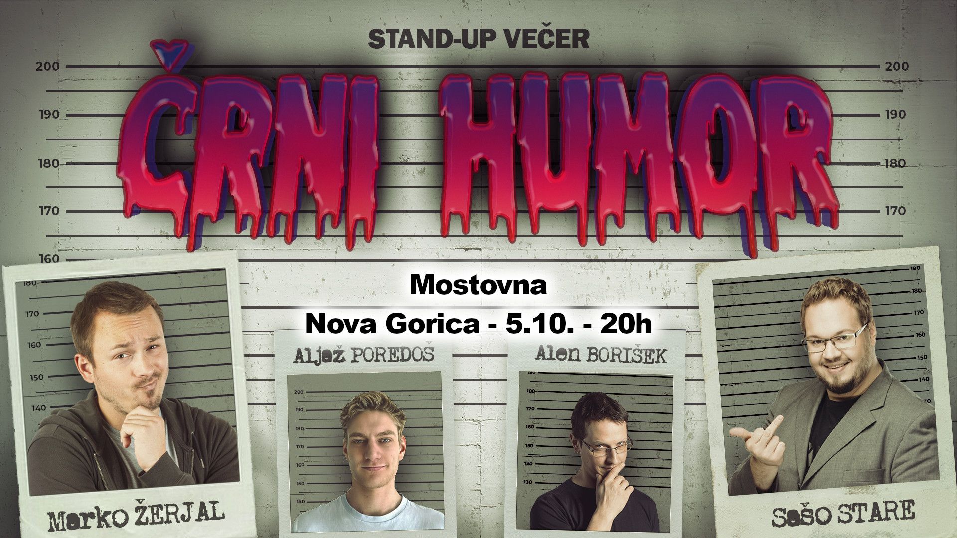 Stand up ČRNI HUMOR Mostovna - ODPOVEDANO