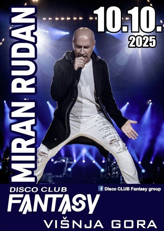 Miran Rudan koncert v Disco Club Fantasy