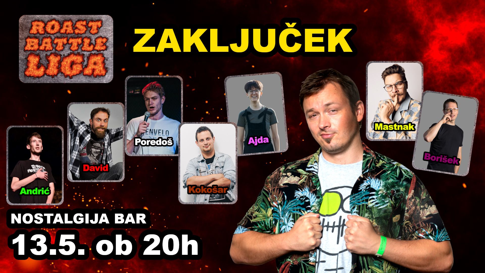 Zaključek roast battle lige