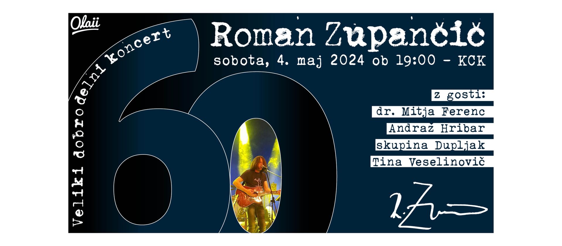 Roman Zupančič z gosti, dobrodelni koncert