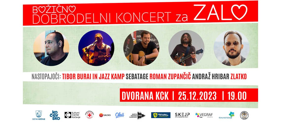 Božično dobrodelni koncert za Zalo